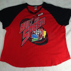 Nascar Built For Speed Black/Red Shirt Size 26/28